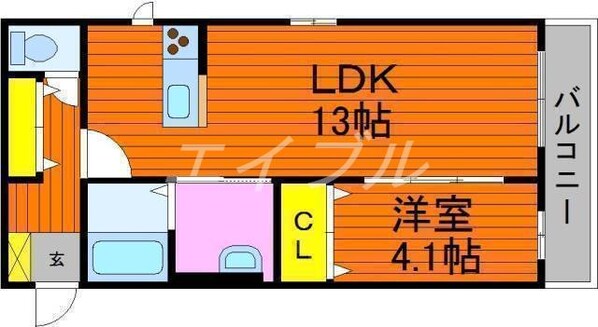 ハンドⅡの物件間取画像